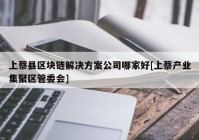 上蔡县区块链解决方案公司哪家好[上蔡产业集聚区管委会]